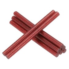 4x0.27 Inch Glitter Hot Glue Sticks, 8 Pcs Hot Glue Gun Sticks, Red