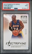 2012-13 Panini Elite Series Kobe Bryant #14 Electrifying #'d /125 PSA 9 Mint