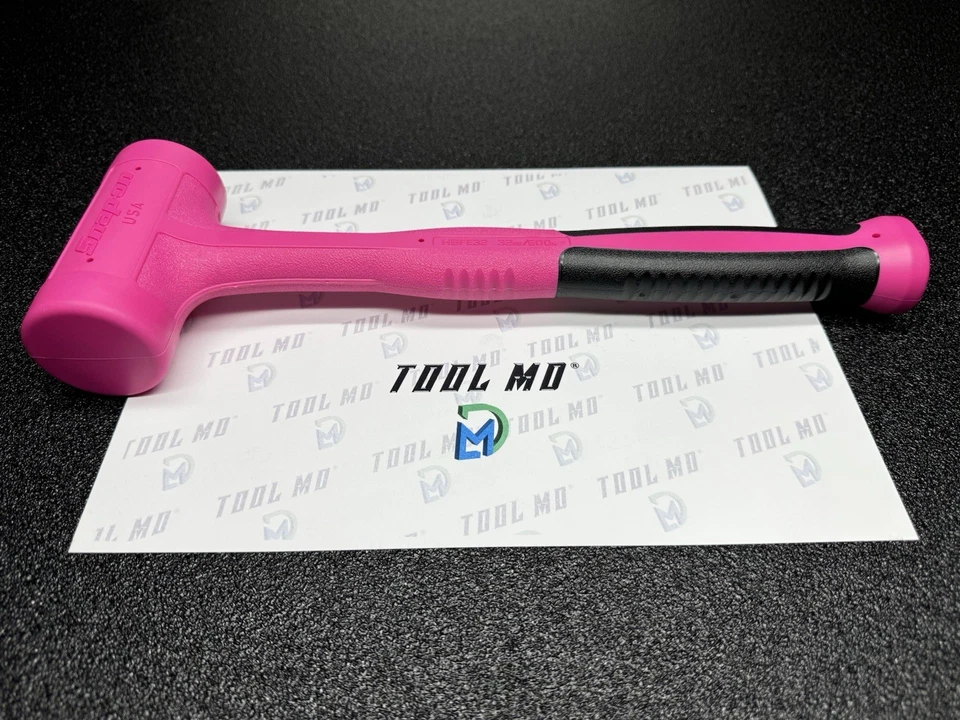 Snap-on инструменты США новый электрический розовый 32 унций / 900 г мертвый удар молоток HBFE32 - Изображение 4 из 4