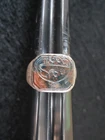 RARE ANCIENT MEDIEVAL CRUSADER PERIOD SILVER CARVED BLOODSTONE SIGNET RING