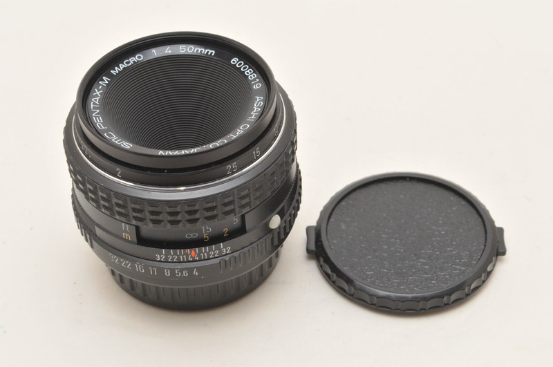 Pentax-M SMC 50 mm f/4 Macro manual focus K Mount lens, tested -- REK71