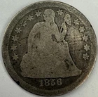 1856 Small Date Seated Liberty Dime Exact Coin Imaged #SL305