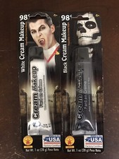 Lot Of 14 White And 1 Black Cream Halloween Stage Costume Makeup NEW