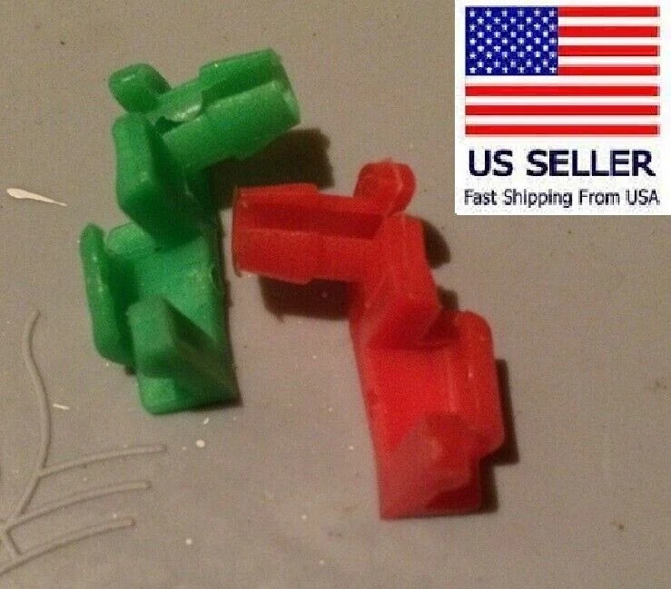 Mopar door lock rod clips (1 pr) 68-72 B Body 70-74 E Body 4658677 4658676 TG-4 - Image 2 of 4