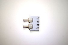 Vintage Old Stock Tall 4-Slot Ceramic Terminal Strips for Point-Point Wiring