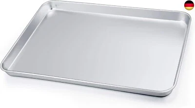 MARKE HAWARE Backblech, HaWare Edelstahl Ofenblech Kuchenblech, 40 x 30 x 2.5cm, Rechteckige