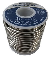 Silvabrite 100 Lead Free Solder 18 1 Lb Lucas-milhaupt 56761 Tin Copper Silver