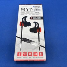 Sentry Sync Bluetooth, Rechargeable Wireless In-Ear Buds, In Line Mic, BT550R