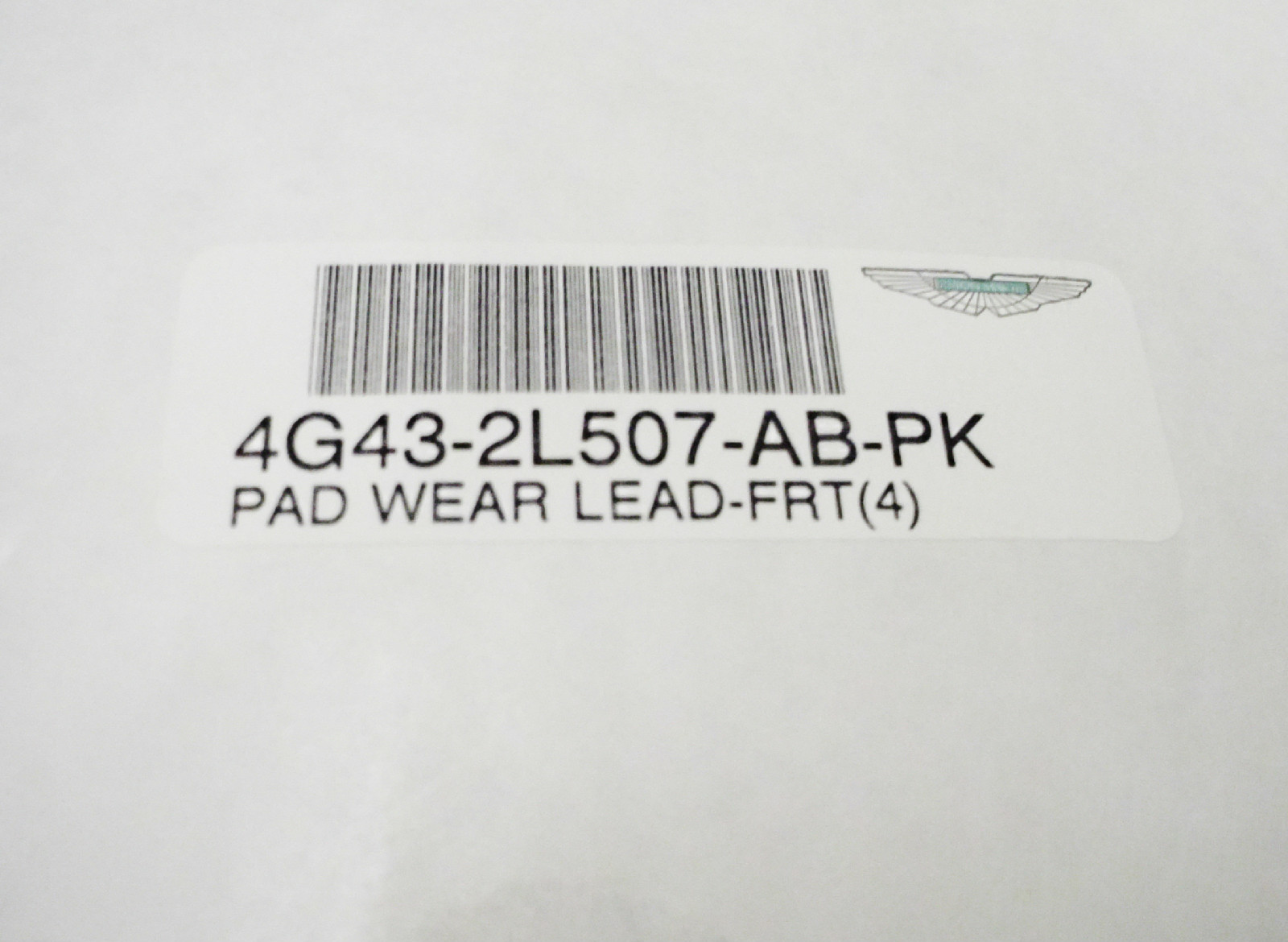 Aston Martin V8 Vantage & DB9 Front Brake Pad Wear Sensor OEM # 4G43-2L507-AB