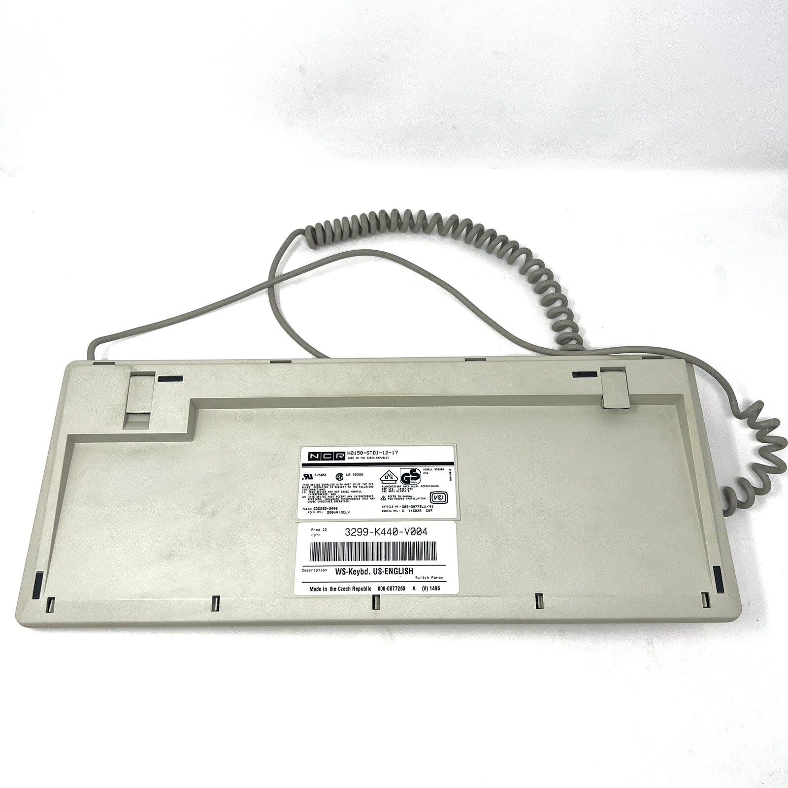 Vintage NCR RS3000 Keyboard 3299K440V004 RS3000 Vintage Computer Parts eBay