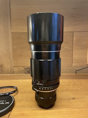 Near Mint w/ Cap & Filter* Pentax SMC Takumar 300mm F/4 Near Mint w/ Cap & Filter* Pentax SMC Takumar 300mm F/4