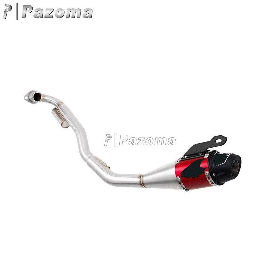 Sistema de silenciador de escape agresivo tubo deslizable para Honda CRF230F 2008-2020 Foto 2 de 4