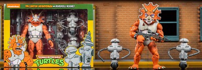 NECA TMNT - TRICERATON INFANTRYMAN & ROADKILL RODNEY FIGUR - TURTLES NICKELODEON