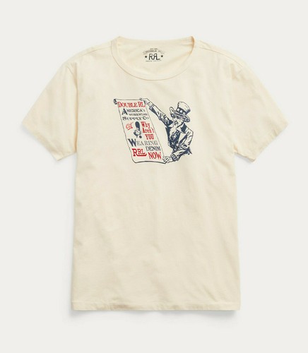 Men's Ralph Lauren RRL White Jersey 
