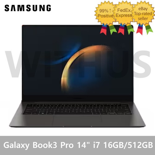 SAMSUNG Galaxy Book 3 Pro 14" (Intel Core i7 16GB SSD 512GB)Laptop NT940XFG-K71A - 第 1/10 張圖片