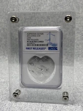 Crystal Acrylic Display Frame Show Case Storage For NGC/PCGS/ICG Coin Slab