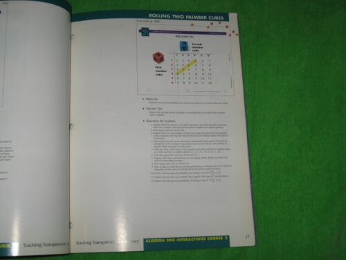 Algebra One interaction course 2 Teaching Transparencies Directory - Picture 4 of 4