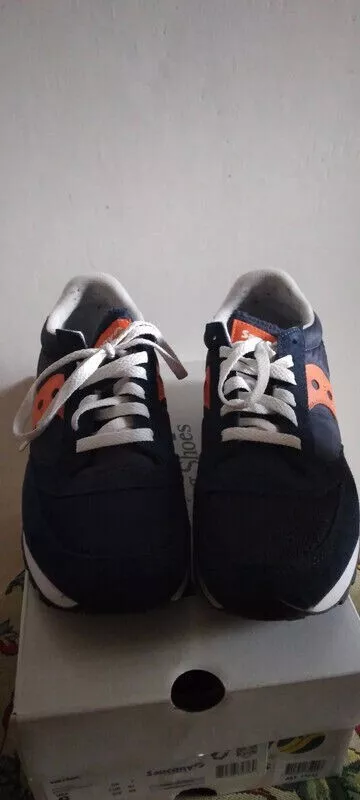 Saucony blu store e arancione