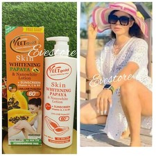 Veet Gold Skin whitening Papaya lotion Free, Soap SPF60