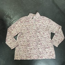 Susan Graver Crazy Fleece Pink Animal Print Xl