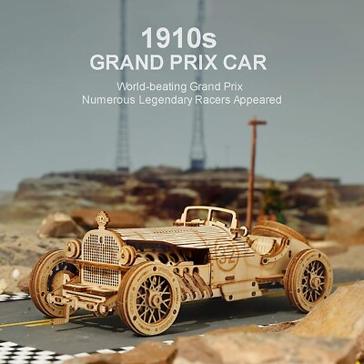 ROKR Grand Prix Auto MC401 3D Holz Puzzle Modell Kid Spielzeug Geschenk Spiel