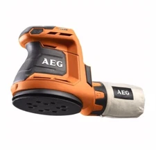 NEW AEG 18V 125mm Random Orbital Sander with 85% Dust Pick Up - Tool Only