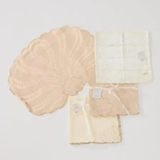 14 Pc Madeira Portugal Hand Embroidered Table Linen Assorted Napkin Placemat Lot