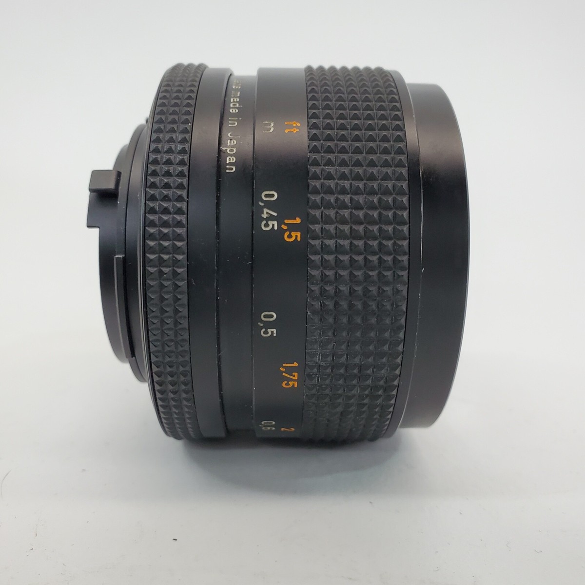 Vintage Contax Carl Zeiss Planar T50mm F1.4 AEJ MF Lens No Caps