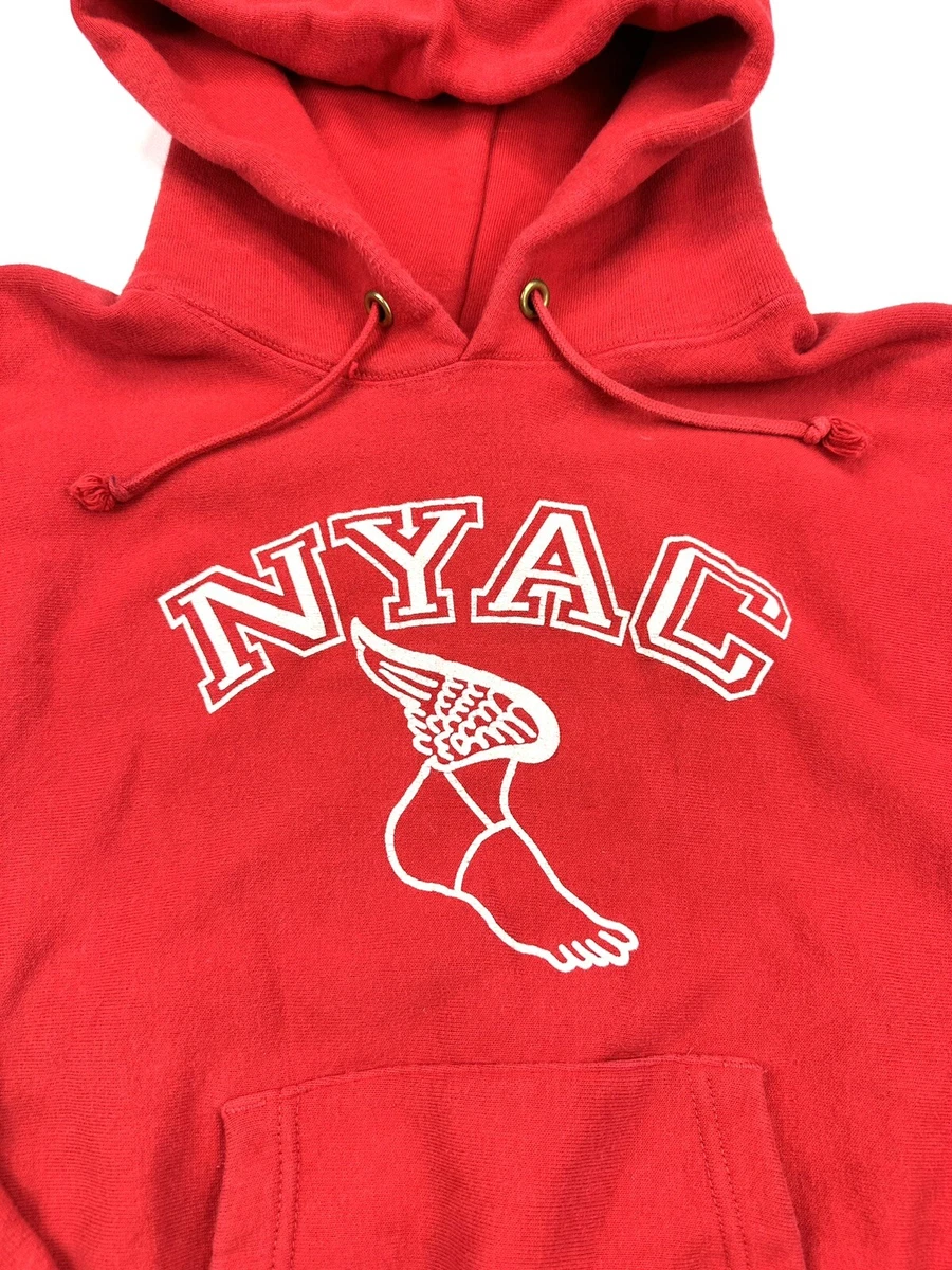 Vintage 70s-80s Champion Reverse Weave NYAC New York WarmUp Hoodie Sweatshirt M