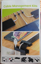 327 PCS Cable Management Kit, NEW ELII Cable Holders, Clips, Ties, Sleeves