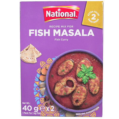 National Fish Masala Gewürz 80g Fisch Masala Mix