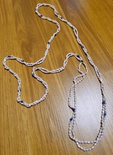 Vintage Style Freshwater Pearl Strand Necklace Clasp.