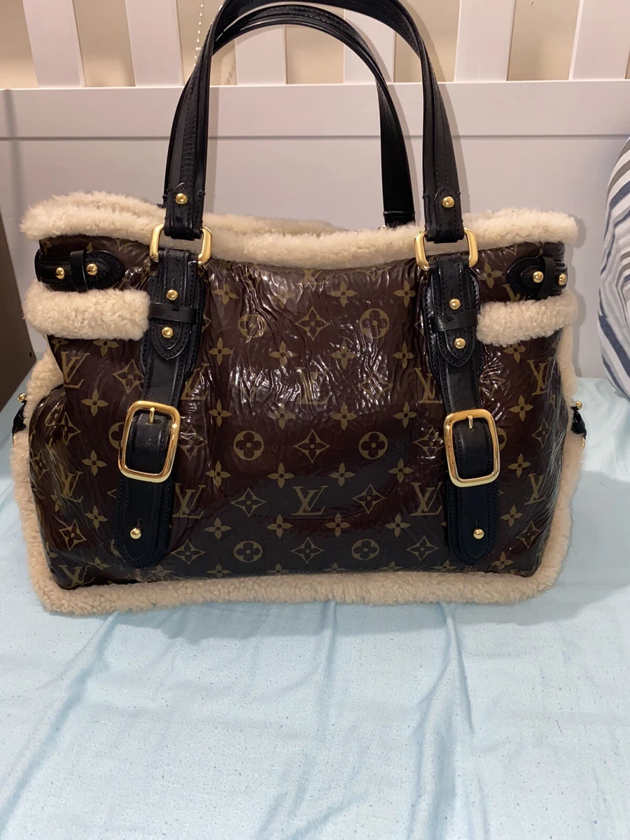 Louis Vuitton Monogram Shearling Sac Thunder