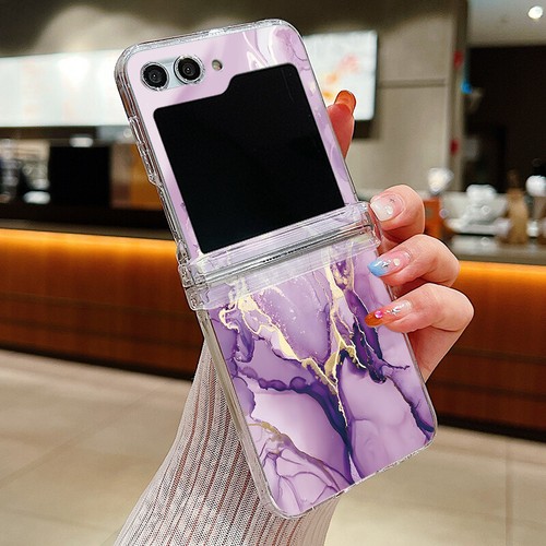 Case For Samsung Galaxy Z Flip5 Flip6 4 7 Shockproof Marble Hinge Folding Cover - Picture 14 of 18