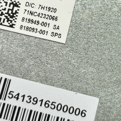 818093-001 FOR HP ENVY 17-N M7-N C Shell Upper Palmrest Backlit Keyboard Touch - Afbeelding 3 van 4