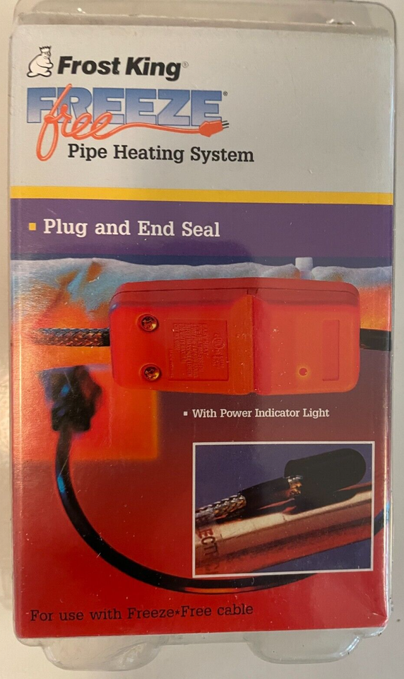 Easy Heat Freeze Free Pipe Heating System Plug & End Seal 10802