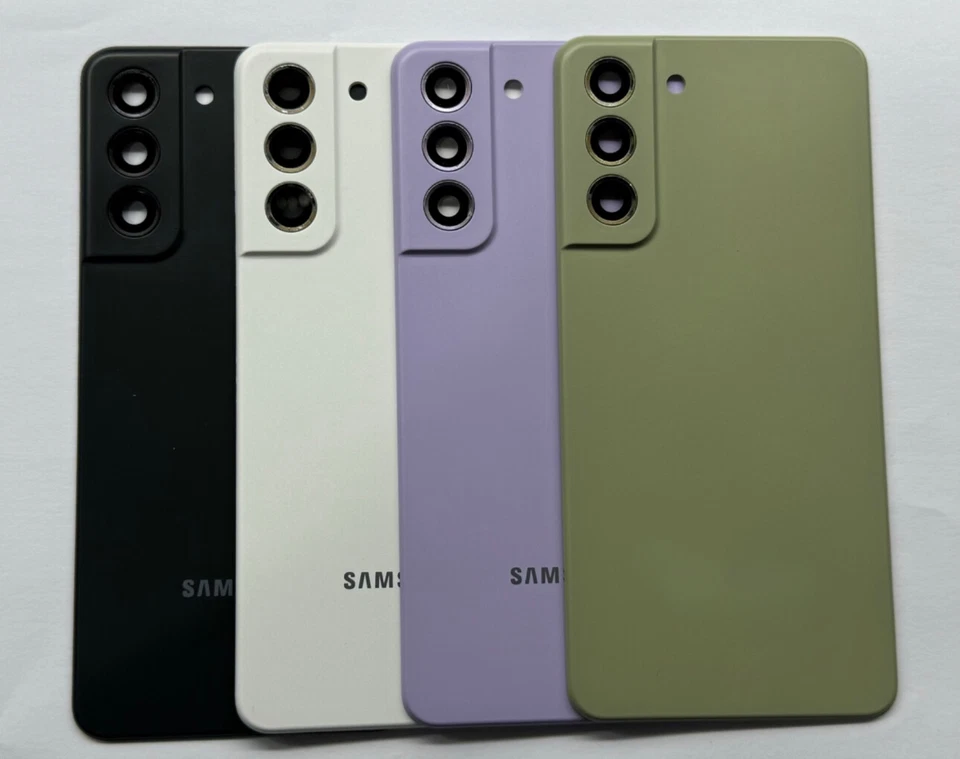 BCMPARTS For Samsung Galaxy S21 FE Rear Back Cover Glass + Lens Replacement