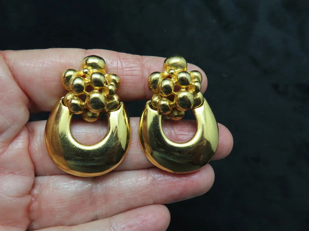 Vintage clip on earrings best sale ebay