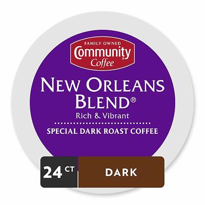Community Coffee New Orleans Blend Coffee 24 to 144 Keurig K cups Pick Any  Size