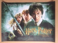 HARRY POTTER AND THE CHAMBER OF SECRETS Original UK Mini Quad Poster (SPN)