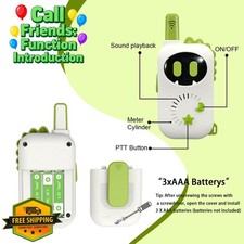 2 Robot Children's Walkie Talkies Outdoor Adventure Toys Gift