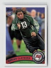 Adrian Clayborn #362 2011 Topps Rookie Rc Buccaneers
