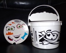 MCDONALD'S 2023 Mummy Pail Trick or Treat Bucket White With Stickers NEW