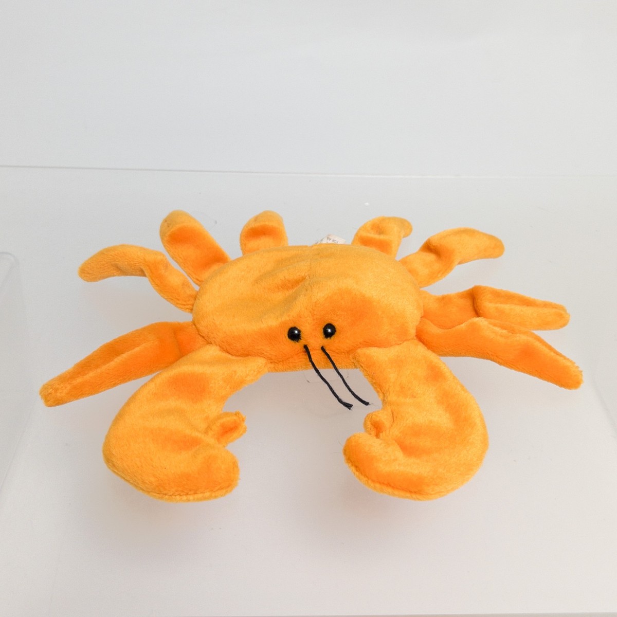 TY Beanie Baby DIGGER the Crab (Orange Version) (No Hang Tag