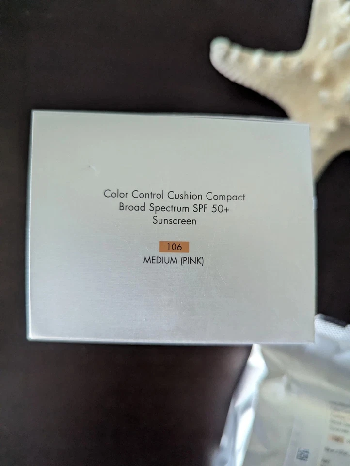 AmorePacific Color Control Cushion Compact SPF50+ 106 Medium (Pink) + Refill NIB - Image 3 of 4