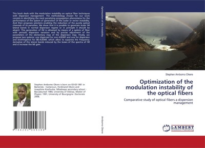 Optimization of the modulation instability of the optical fibers Okere Buch 2019