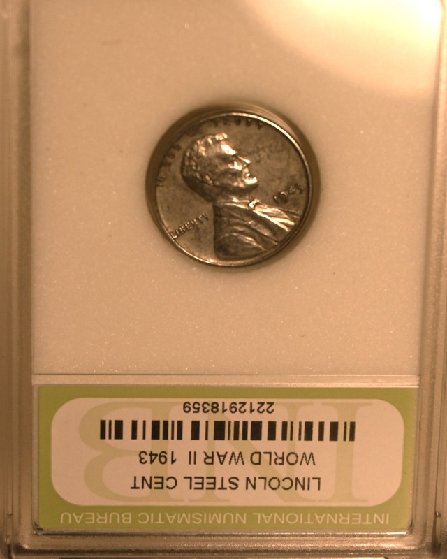 1943 Steel Lincoln Cent Moderate wear
