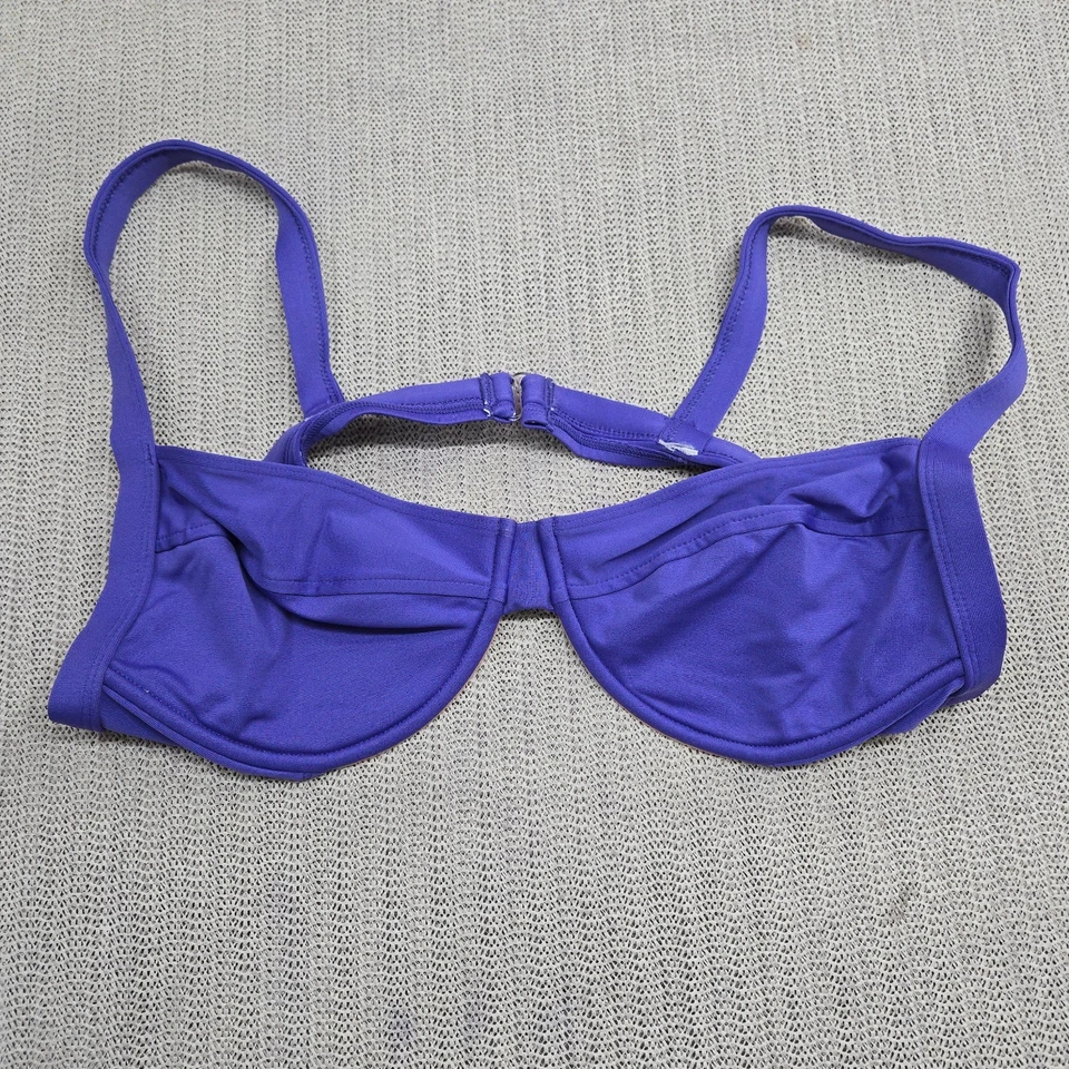 De colección Catalina Bikini Traje de Baño Top Sujetador Mujer 1X Talla Grande Púrpura Años 90 Foto 2 de 4