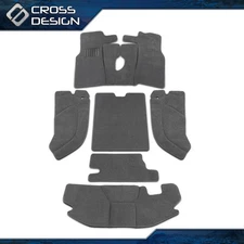 6pcs Floor Mat Interior Carpet Rug Kit GRAY Fits Jeep Wrangler TJ 1997-2006