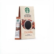 Starbucks 12407839 1.4 oz. Packet VIA Ready Brew Coffee - Colombia 8/Pack New